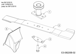 Ersatzteile WOLF-Garten Benzin Rasenmäher mit Antrieb Expert 53 BA V HW Typ: 12ABPV5L650  (2016) Messer, Messeraufnahme, Mulchstopfen bis 09/12/2015 