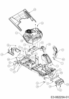 Ersatzteile WOLF-Garten Rasentraktor Scooter Pro Typ: 13B226ED650  (2013) Frontgewicht, Verkleidungen 