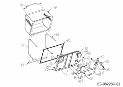 Ersatzteile WOLF-Garten Rasentraktor Scooter Mini / RDE 60 M Typ: 13A326SC650F  (2015) Grasfangeinrichtung 