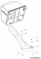 Ersatzteile WOLF-Garten Rasentraktor Scooter M / RDE 60 M Typ: 13B326SC650M  (2018) Auswurfschacht 