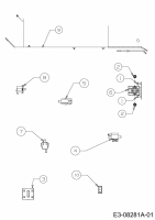 Ersatzteile Massey Ferguson Rasentraktoren MF 42-18 ASD Typ: 13AD90CG695 (2013) Elektroteile