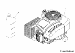 Ersatzteile Bestgreen Rasentraktoren BG 11576 SM Typ: 13B226JD655  (2016) Motor MTD