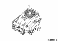 Ersatzteile MTD Rasentraktor Minirider 76 RDE Typ: 13A726SD600  (2020) Motor 