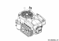 Cub Cadet Ersatzteile Rasentraktoren LR1 MS76 13A726JD603 (2020) Motor