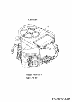 Ersatzteile Massey Ferguson Zero Turn MF 48-22 FMZ Typ: 17BI4BFY695  (2014) Motor Kawasaki