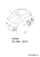 Cub Cadet Ersatzteile Zero Turn RZT 42 17AE2ACS603  (2013) Motor Kohler