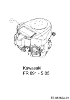 Cub Cadet Ersatzteile Zero Turn RZT 50 17BI2ACP603  (2013) Motor Kawasaki