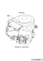 Cub Cadet Ersatzteile Zero Turn XZ1 137 17CICACW603  (2020) Motor Kawasaki
