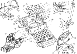 Cub Cadet Ersatzteile Zero Turn XZ2 127 17BICBYQ603  (2020) Sitzträger