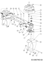Cub Cadet Ersatzteile Zero Turn XZ2 127 17BICBYQ603  (2020) Vorderachse