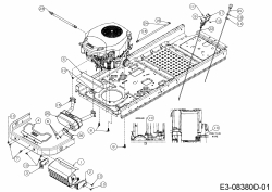 Cub Cadet Ersatzteile Zero Turn RZT L 42 17ARCACS330  (2017) Motorzubehör