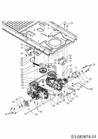 Cub Cadet Ersatzteile Zero Turn RZT 42 17AFCACS330  (2015) Fahrantrieb