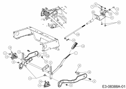 Cub Cadet Ersatzteile Zero Turn RZT 42 17AFCACS330  (2015) Mähwerksaushebung