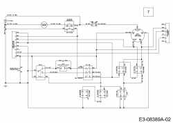 Cub Cadet Ersatzteile Zero Turn RZT 42 17AFCACS330  (2013) Schaltplan