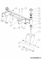 Cub Cadet Ersatzteile Zero Turn RZT L 54 17AICACK603  (2013) Voderachse