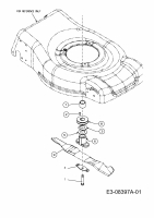 Ersatzteile Plantiflor Motormäher mit Antrieb BMR 46 Premium Typ: 12A-J6AQ601  (2013) Messer