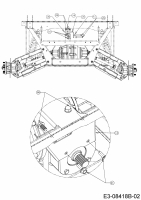 Ersatzteile Massey Ferguson Utility Vehicle MF 20 MD Typ: 37AK468D695R  (2016) Befestigung Differential hinten