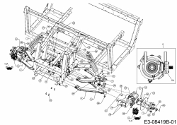 Ersatzteile Massey Ferguson Utility Vehicle MF 20 MD Typ: 37AK468D695R  (2016) Vorderachse