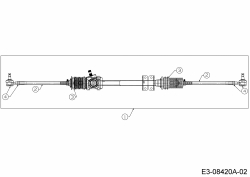 Ersatzteile Massey Ferguson Utility Vehicle MF 20 MD Typ: 37AK468D695R  (2016) Spurstange