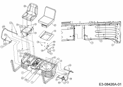 Ersatzteile Massey Ferguson Utility Vehicle MF 20 MD Typ: 37AK468D695R  (2016) Sitz, Sitzträger