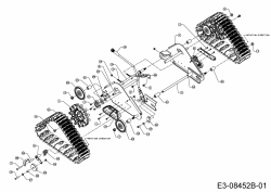 Ersatzteile MTD Schneefräse Optima ME 66 T Typ: 31AY74T3678  (2015) Raupenantrieb 