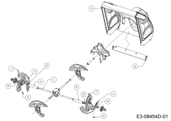 Cub Cadet Ersatzteile Schneefräsen 526 HD SWE 31AY55KX603  (2018) Fräsgehäuse, Schnecke, Schneckengetriebe