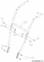 Ersatzteile MTD Schneefräse Optima ME 66 T Typ: 31BY7FT3678  (2021) Holm 