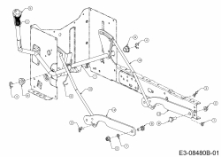 Ersatzteile MTD Rasentraktor 22/46 Typ: 13AT77KT308  (2014) Mähwerksaushebung 