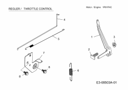 Ersatzteile MTD-Motoren Vertikal 1P61FHC Typ: 752Z1P61FHC  (2014) Regler
