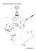 Ersatzteile MTD-Motoren Vertikal 1P61FHC Typ: 752Z1P61FHC  (2014) Tank