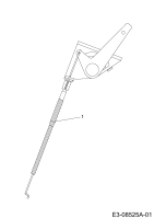 Cub Cadet Ersatzteile Rasentraktoren LTX 1042 13BX91AS010  (2011) Gaszug