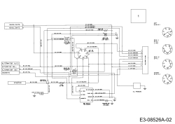 Cub Cadet Ersatzteile Rasentraktoren LTX 1042 13BX91AS010  (2011) Schaltplan