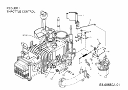 Ersatzteile MTD-Motoren Vertikal 5P71MHA Typ: 752M5P71MHA  (2014) Regler