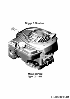 Ersatzteile MTD Benzin Rasenmäher mit Antrieb Smart 46 SPBS Typ: 12D-TY5B600  (2021) Motor Briggs & Stratton 