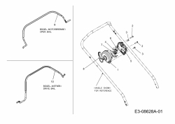 Cub Cadet Ersatzteile Motormäher mit Antrieb CC 46 SPH HW 12AQTVAQ603  (2014) Schaltbügel