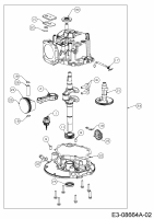 Ersatzteile MTD-Motoren Vertikal 1T65RH Typ: 752Z1T65RH  (2018) Rumpfmotor