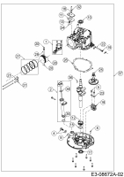 Ersatzteile MTD-Motoren Vertikal 5T65RHA Typ: 752Z5T65RHA  (2018) Rumpfmotor