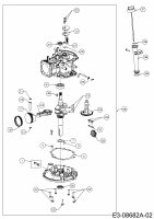 Ersatzteile MTD-Motoren Vertikal 1X65RH Typ: 752Z1X65RH  (2015) Rumpfmotor