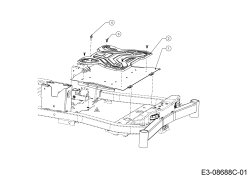 Cub Cadet Ersatzteile Zero Turn XZ5 L127 17AIEACZ603 (2020) Trittbrett