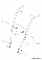 Ersatzteile MTD Kehrmaschine Optima PS 700 Typ: 24B-812C678  (2015) Holm 