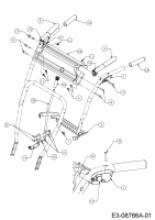 Ersatzteile MTD Kehrmaschine Optima PS 700 Typ: 24B-812C678  (2015) Armaturenbrett 