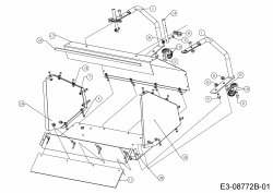 Ersatzteile Zubehör Kehrmaschinen Kehrgutbehälter Kehrgutbehälter 70 cm Typ: 196A067-000  (2018) Grundgerät