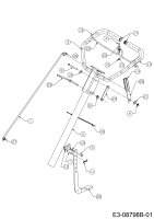 Cub Cadet Ersatzteile Motorhacken RT 65 21AB45M8603  (2019) Holm, Motor