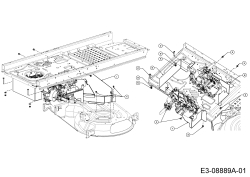 Cub Cadet Ersatzteile Zero Turn RZT S 46 17BICBDT603  (2015) Abdeckungen Mähwerk T (46/117cm)