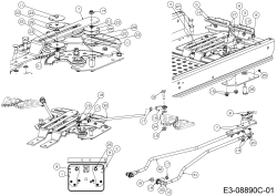 Cub Cadet Ersatzteile Zero Turn XZ2 127 17AICBDQ603  (2017) Lenkung