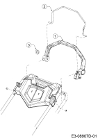 Cub Cadet Ersatzteile Motormäher mit Antrieb SC 500 HW 12ABP2M5710  (2018) Bremsbügel, Schaltbügel