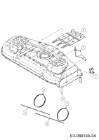 Ersatzteile Zubehör Zero Turn Grasfangeinrichtung für RZTL 54 mit Mähwerk K (54/137cm) Typ: 19A70034100  (2019) Halterungen, Highlift Messer