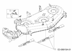 Ersatzteile Massey Ferguson Zero Turn MF 50-22 ZT Typ: 17BICACP695  (2015) Mulch Kits