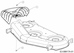 Cub Cadet Ersatzteile Gartentraktoren XT3 QS127 14BIA5CQ603  (2019) Deflektor