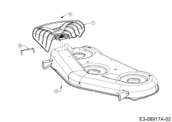 Cub Cadet Ersatzteile Zero Turn XZ2 127 17BICBYQ603  (2020) Deflektor